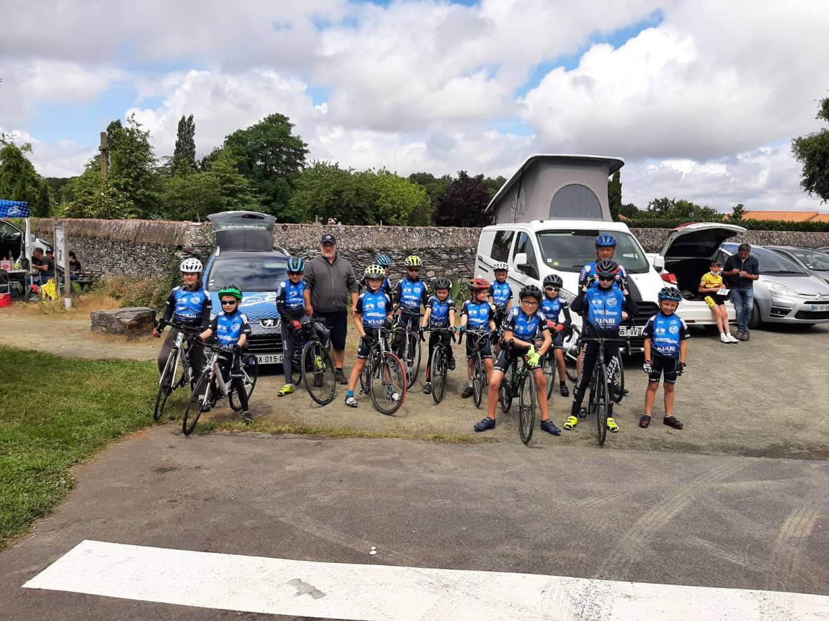 3-4 juillet 2021 . Découverte des locaux du PAC44 pour l&rsquo;école de vélo puis course à St Philbert en&nbsp;Mauges