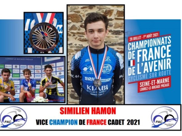 Similien Hamon – Vice champion de France cadet&nbsp;2021